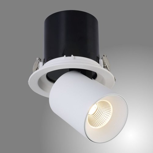 Светильник точечный LED CLT 042C130 WH Crystal Lux белый 1 лампа, основание белое в стиле современный  фото 3